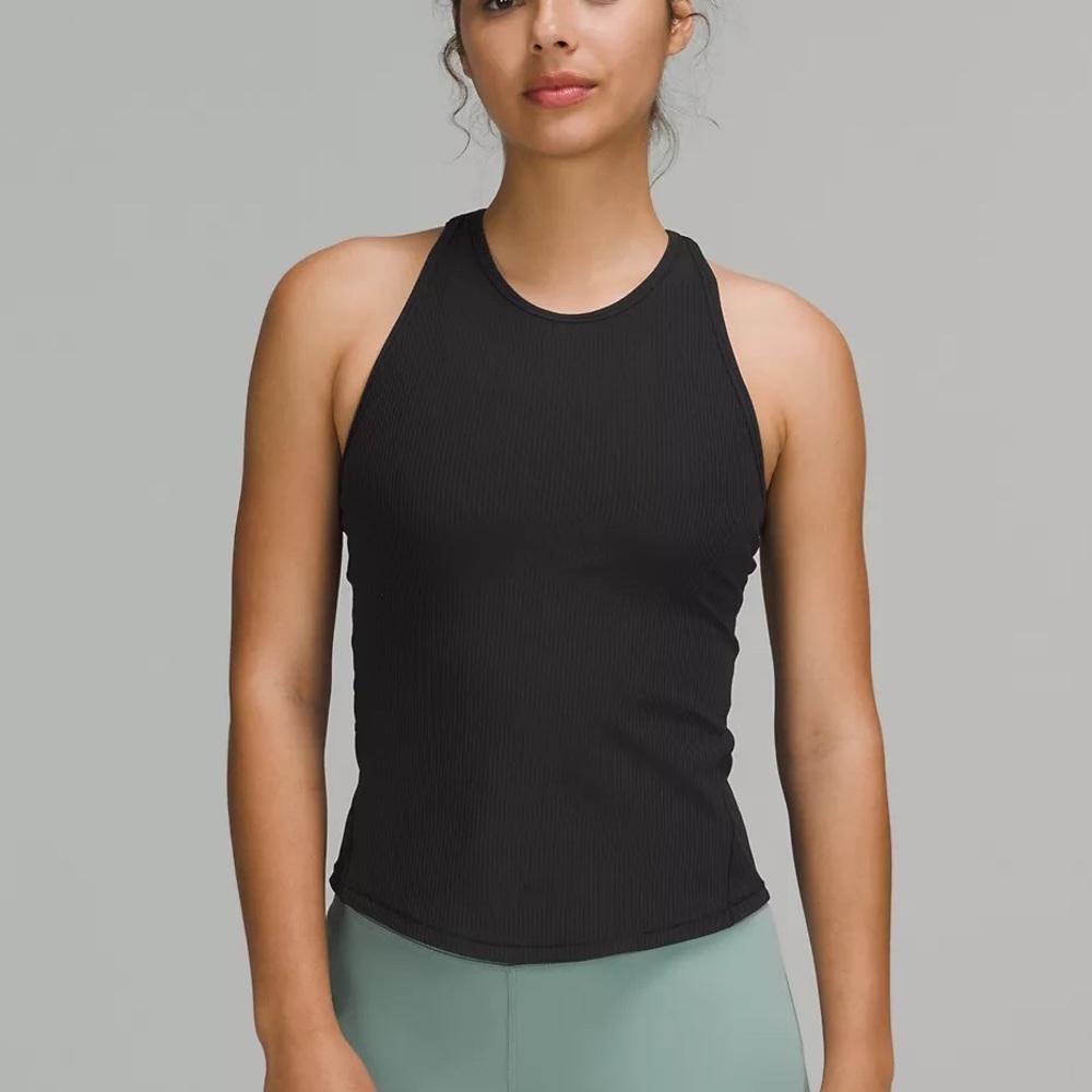 Lululemon NWT Base pace ribbed black Tank top